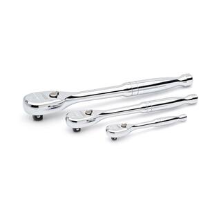 GEARWRENCH 14 in. 38 in. and 12 in. Drive 120XP Teardrop Ratchet Set (3-Piece) 81206P