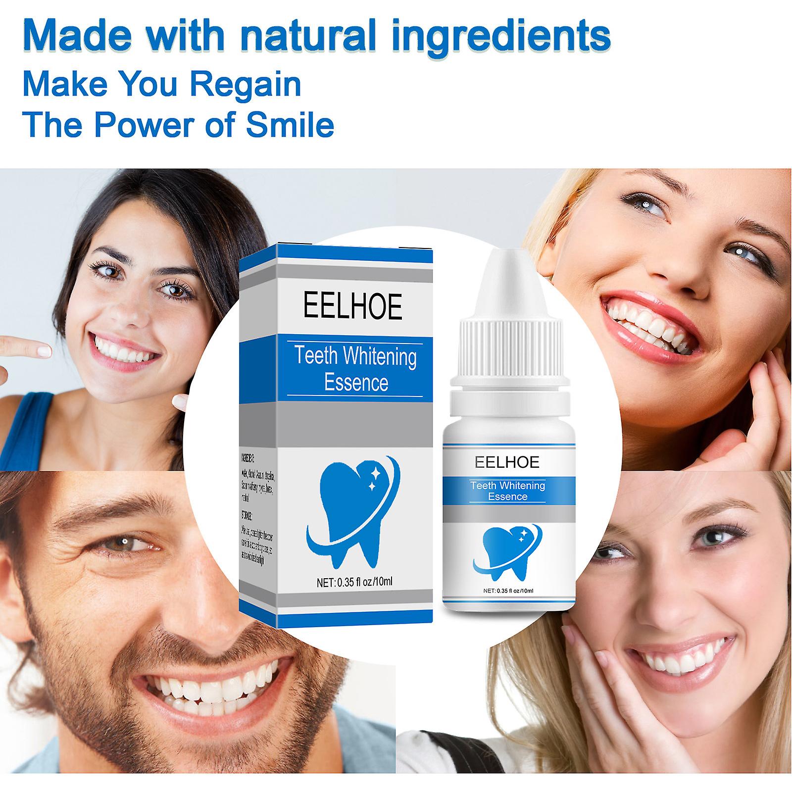 Teeth Whitening Serum Tooth Plaque Cleansing Yellow Tooth Stain Removal Solution Stain Cleansing Tartar