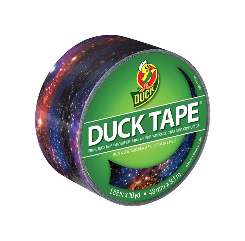 Duck 1.88 in. W X 10 yd L Multicolored Galaxy Duct Tape