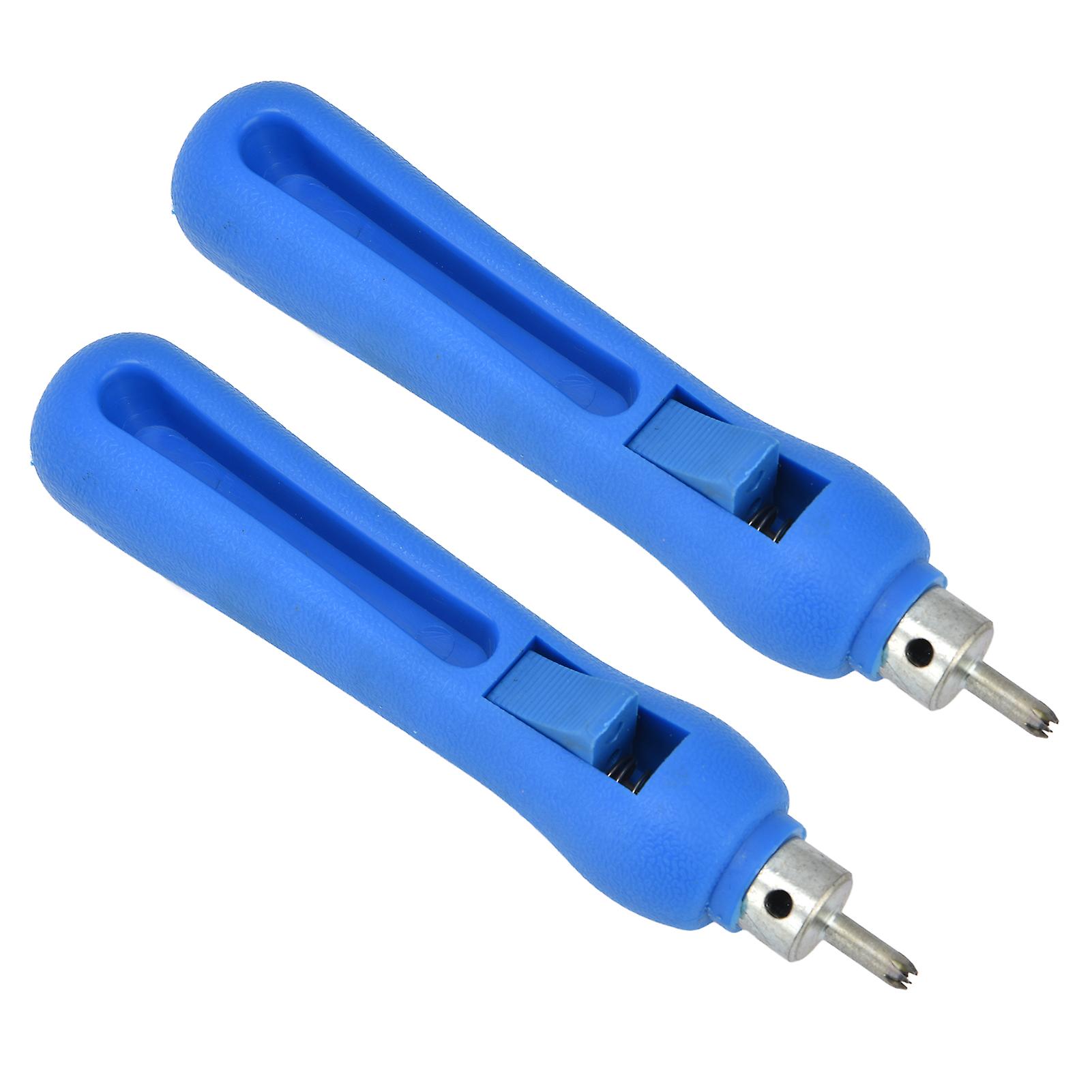 2Pcs Drip Irrigation Hole Punch Tool Plastic Stainless Steel Dripper Holes Punchers 3‑8mm