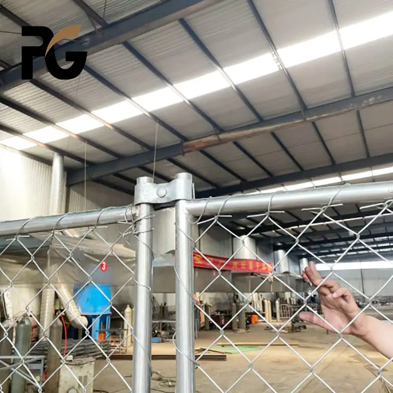 Factory Supply Construction Chain Link Temporary Fence