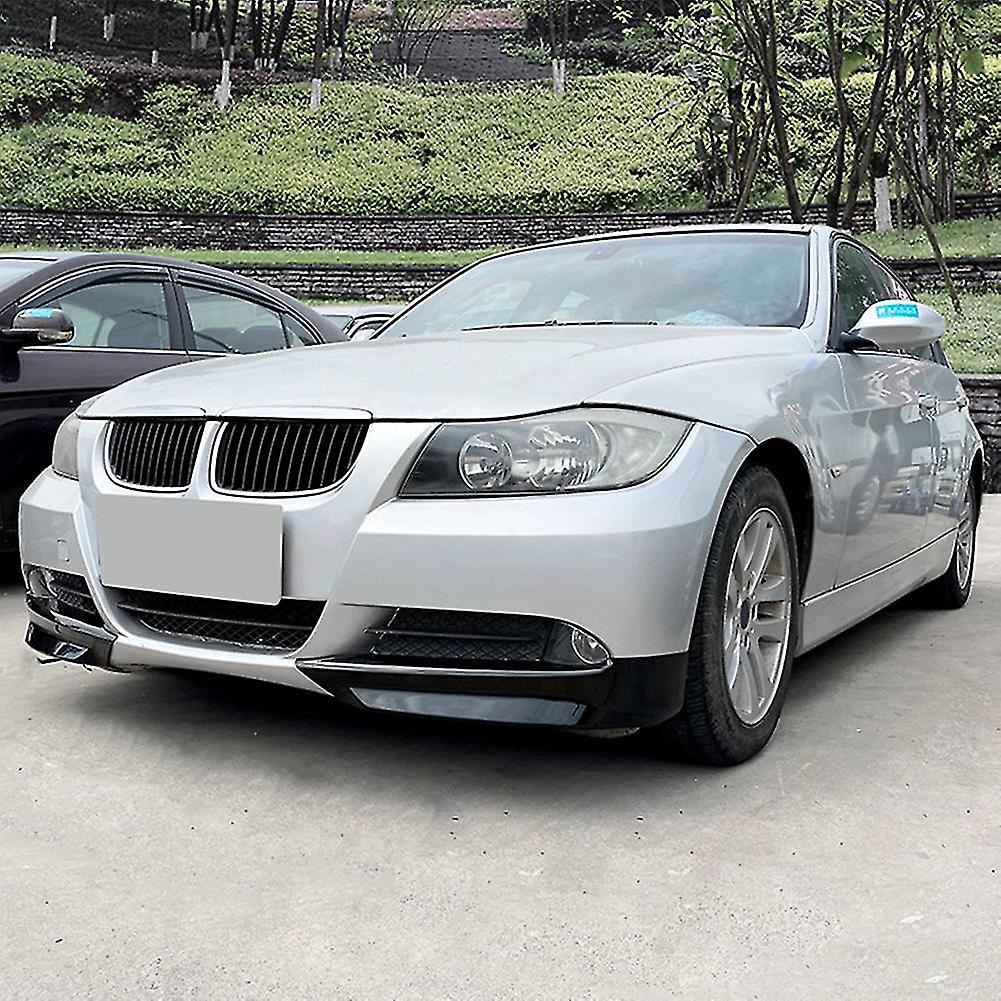 Car Glossy Black Front Bumper Lip Corner Cover Trim Lower Protector Splitter Spoiler For E90 E91 32