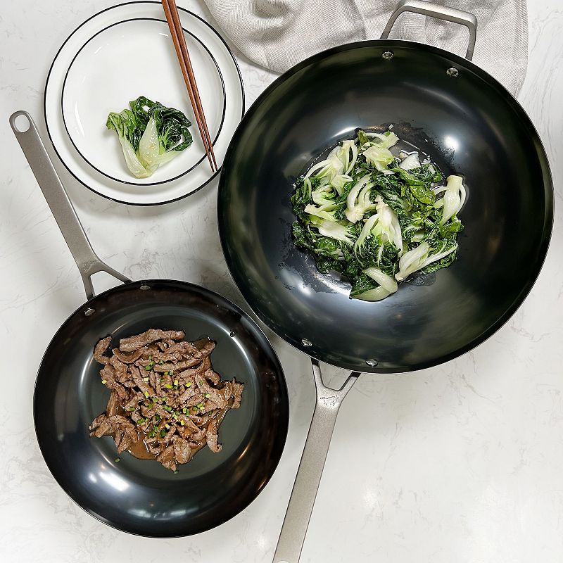 Saveur Selects Voyage Nitri-Black Carbon Steel 14-in. Wok