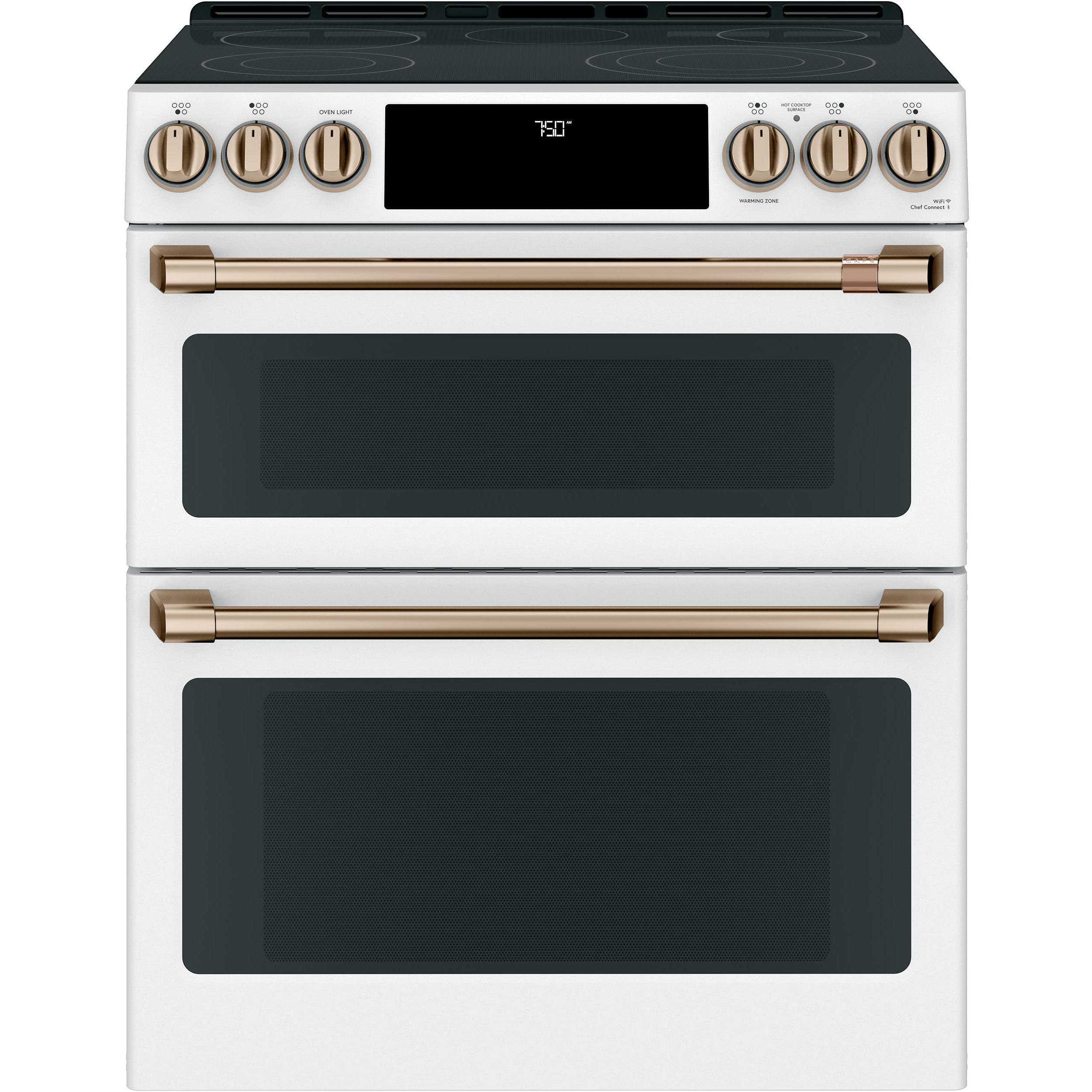 Café 30-inch Slide-in Electric Range with Convection CES750P4MW2