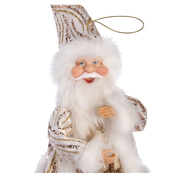 Santa Claus with Gift Bag 9 Christmas Figurine