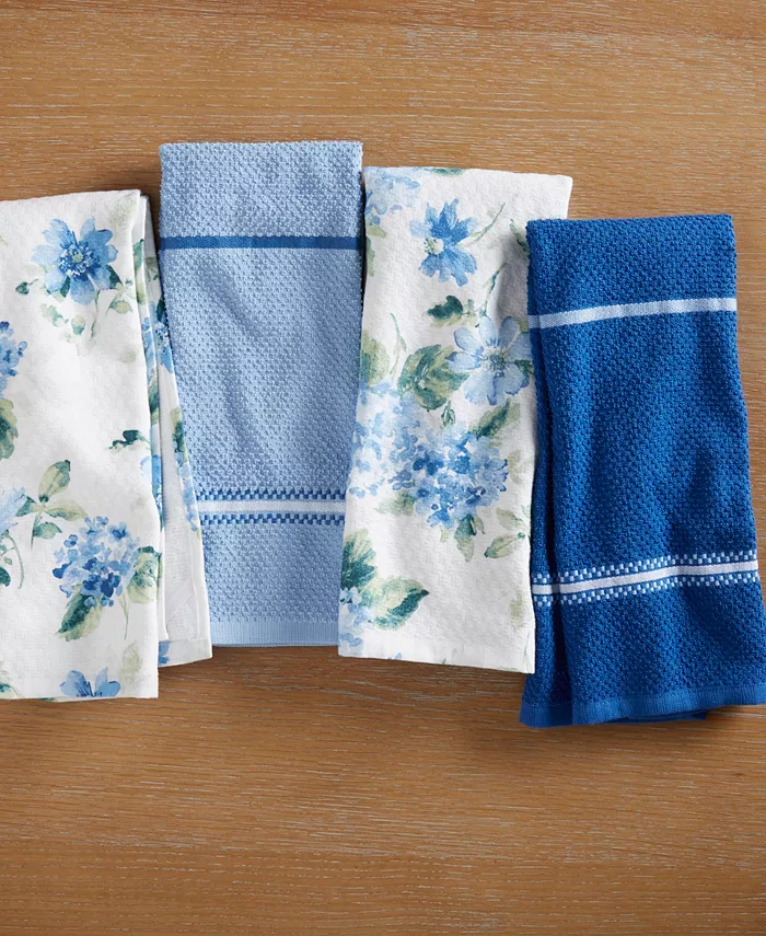 Martha Stewart Amber Floral Kitchen Towel Set 2-Pack 16 x 28