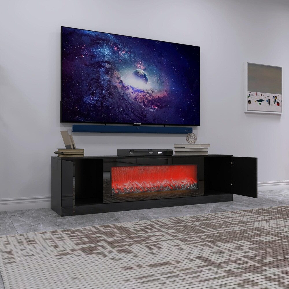 Fireplace TV Stand with 38\