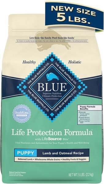 Blue Buffalo Life Protection Formula Puppy Lamb and Oatmeal Recipe Dry Dog Food