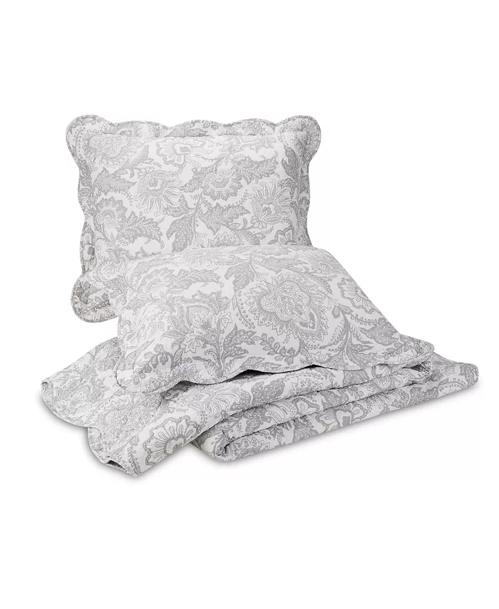 Vera Bradley Java Lace Scallop 3-Piece Quilt Set， Full Queen