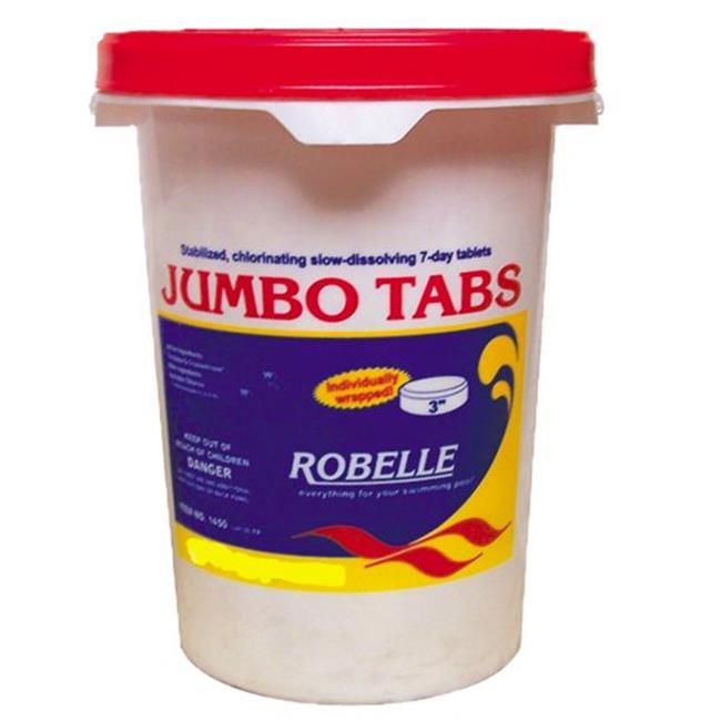 Robelle 1404 3 in. Jumbo Chlorine Tabs&#44; 4 lbs.