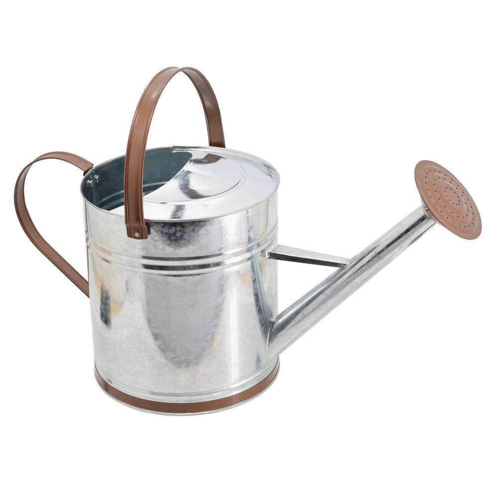 Arcadia Garden Products Classic 2.6 Gal. Chrome Metal Watering Can WC14