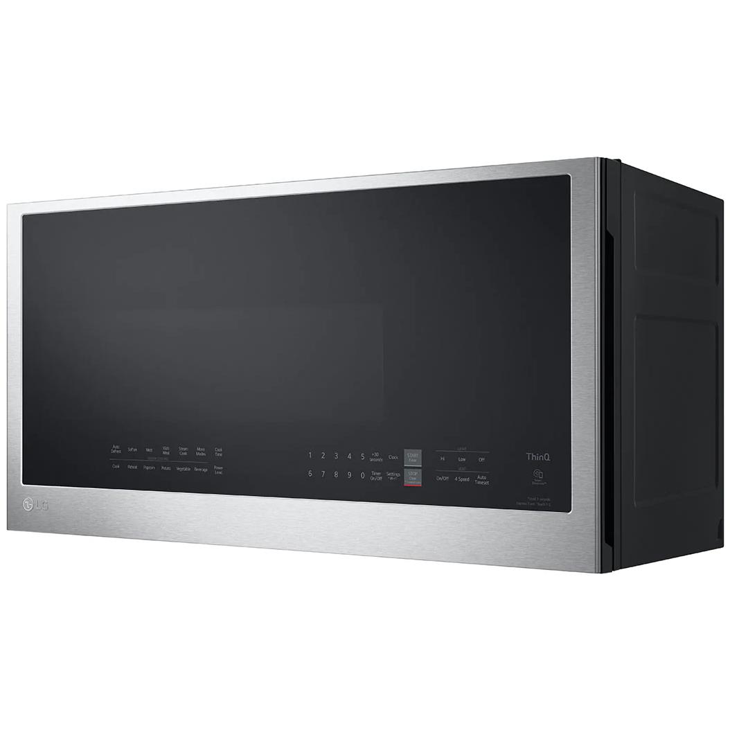 LG 30-inch, 2.0 cu. ft. Smart Wi-Fi Enabled Over-the-Range Microwave Oven with EasyClean? MVEL2033F