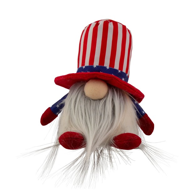 Lighted Americana Boy 4th Of July Patriotic Gnome