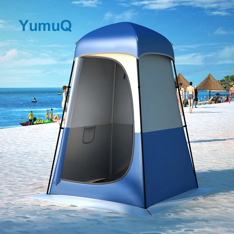 YumuQ 1 2 Person 2 Window Folding Portable Pop Up Toilet Outdoor Bath Shower Tent For Outdoor Camping