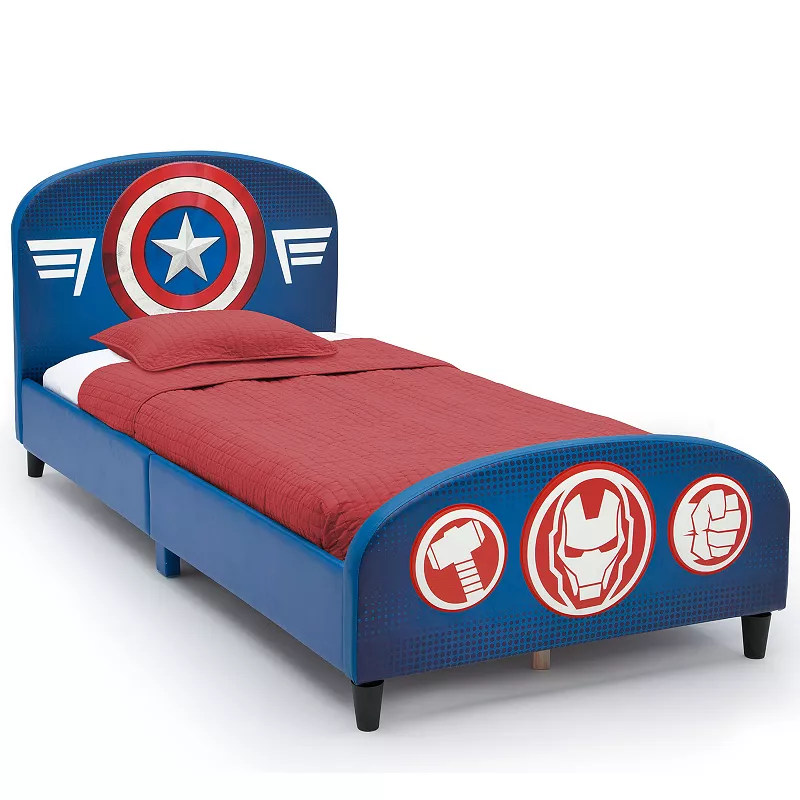 Delta Children Marvel Avengers Upholstered Twin Bed