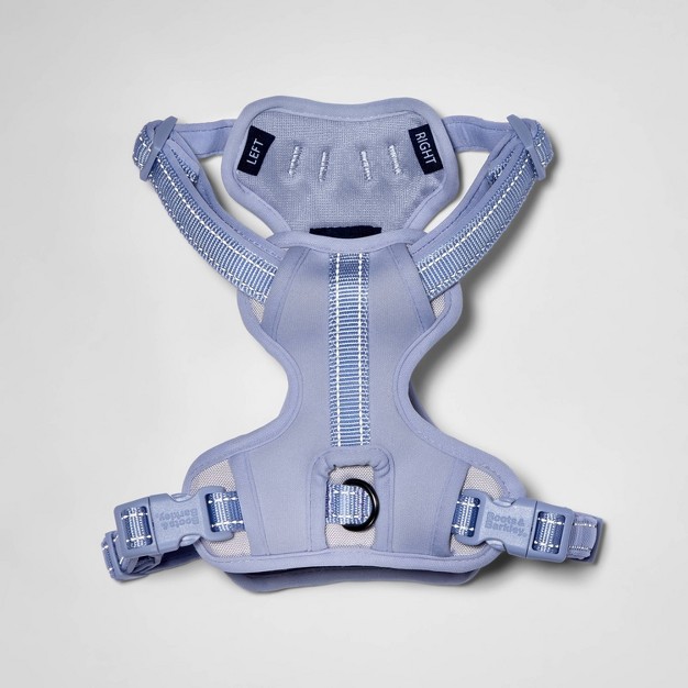 Reflective + Comfort Adjustable Dog Harness - Lilac - Boots and Barkley