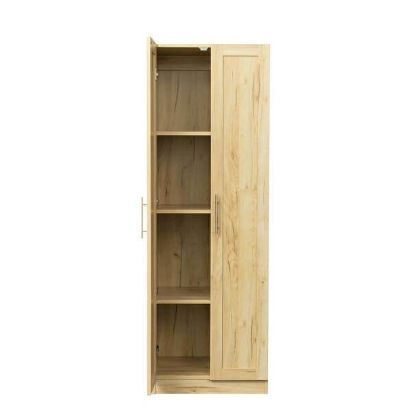 High Wardrobe/Armoires with 3 Shelves - - 36800428