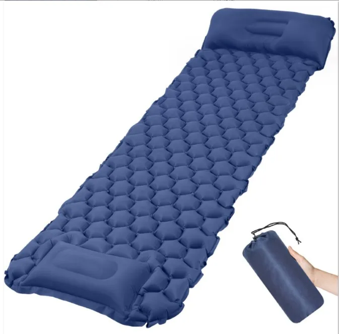 Ultralight Inflatable Sleeping Pad for Camping / Ultimate for Camping Hiking Airpad / Compact Lightweight Air Mattress