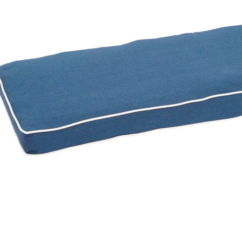 Cottage Sunbrella Fabric Bench Cushion for Cottage Teak Bench