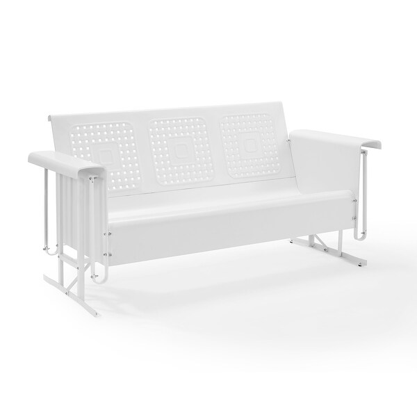 Crosley Bates Sofa Glider In White