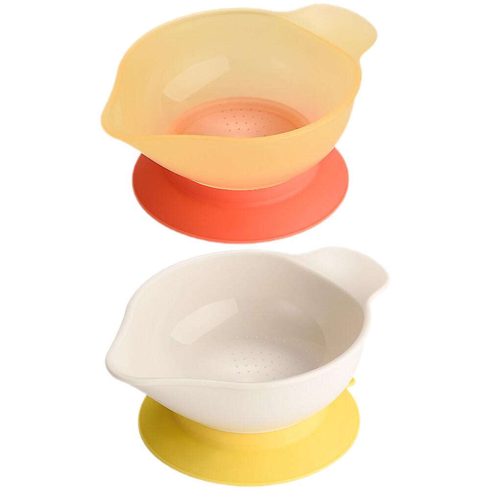 2pcs Baby Bowls Small Feeding Bowl Suction Feeding Bowl Baby Bowl Baby Tableware For Feeding