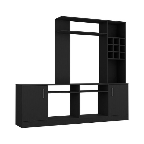 Boahaus Madison TV Stand (Black) - 62 inches