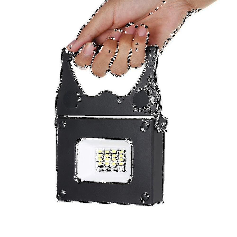 Portable Led Pocket Floodlight， Mini Power Bank High Bright For Outdoor Camping Hiking Emergency