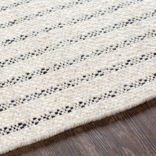 Reliance Striped Wool Grey Rug