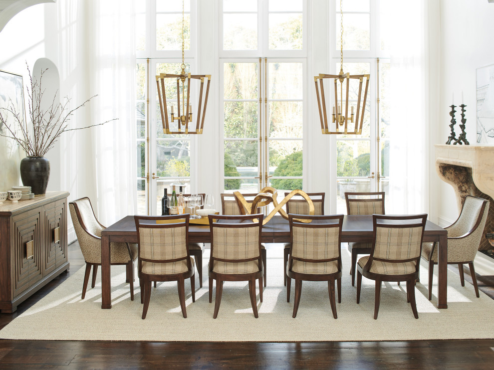 Bromley Fully Upholstered Arm Chair   Transitional   Dining Chairs   by Lexington Home Brands  Houzz