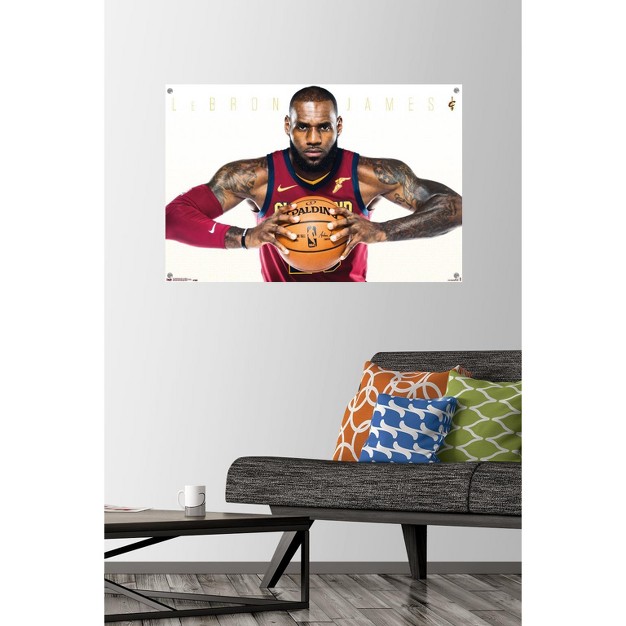 Trends International Nba Cleveland Cavaliers Lebron James 17 Unframed Wall Poster Prints