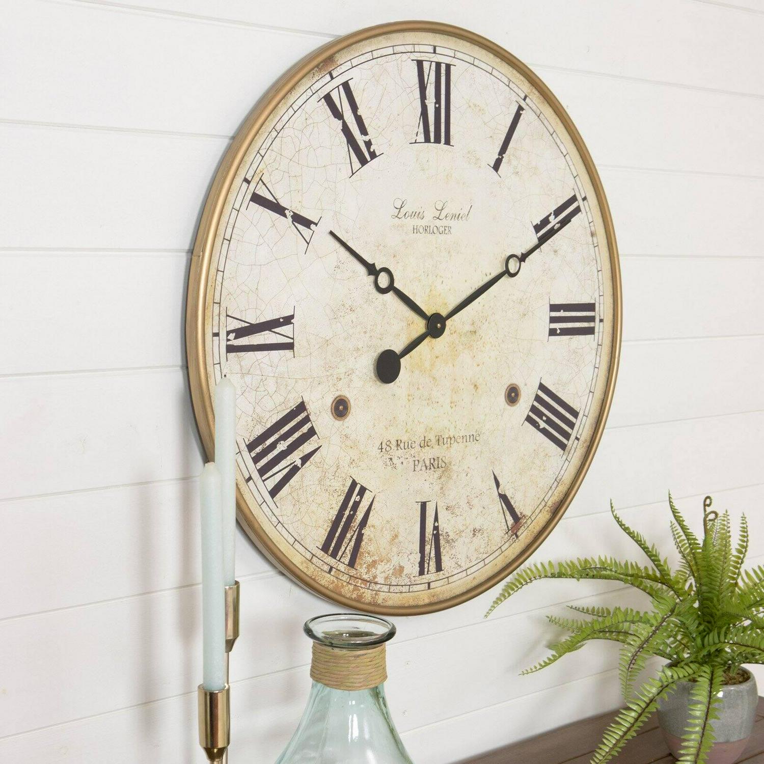 Aspire Home Accents Leniel Large Wall Clock