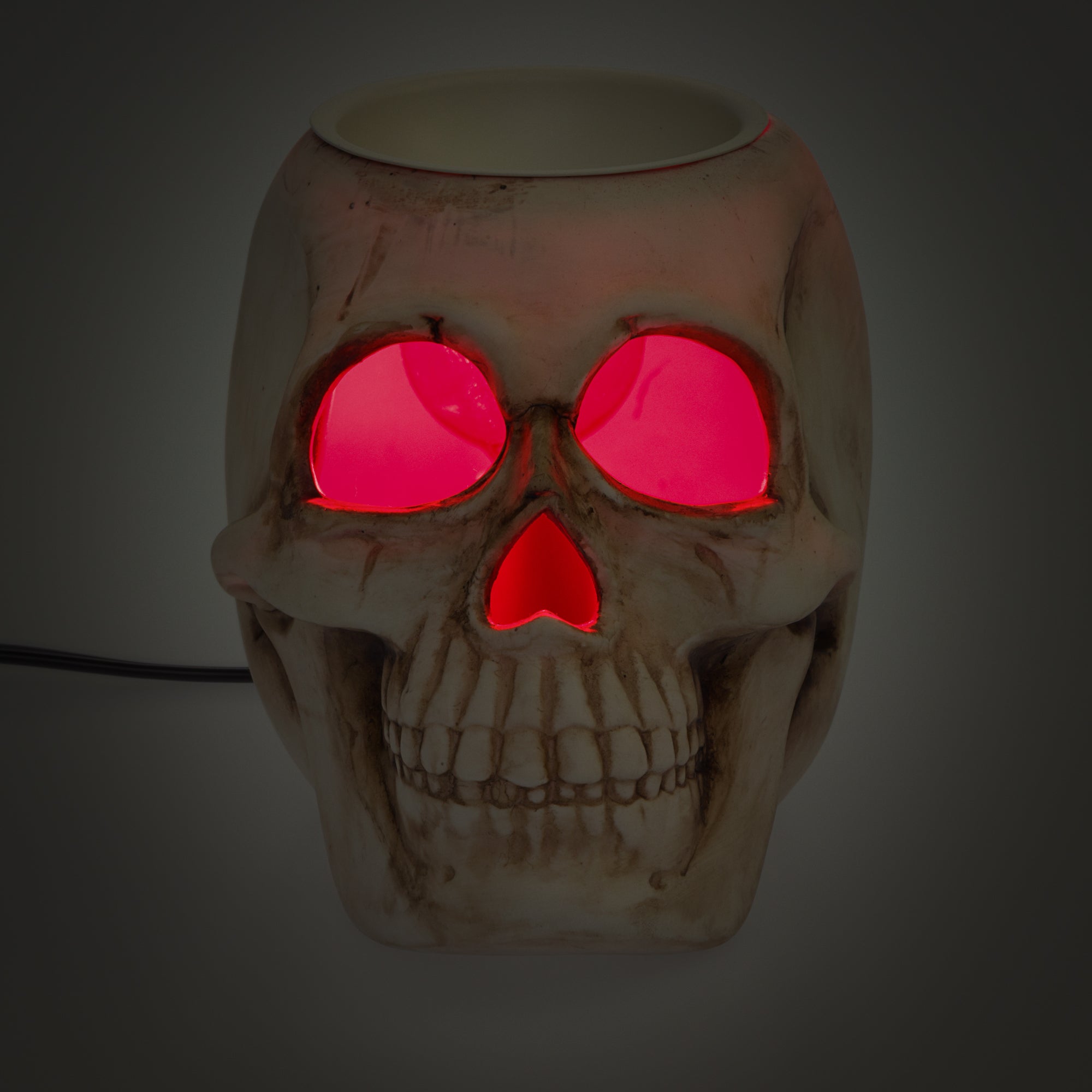 Mindful Skull Design Candle Warmer for Wax Melts， Tarts， Fragrance Oils - Aromatherapy Electric Decorative Wax Burner for Scented Wax Candles - Cute Candle Wax Melter