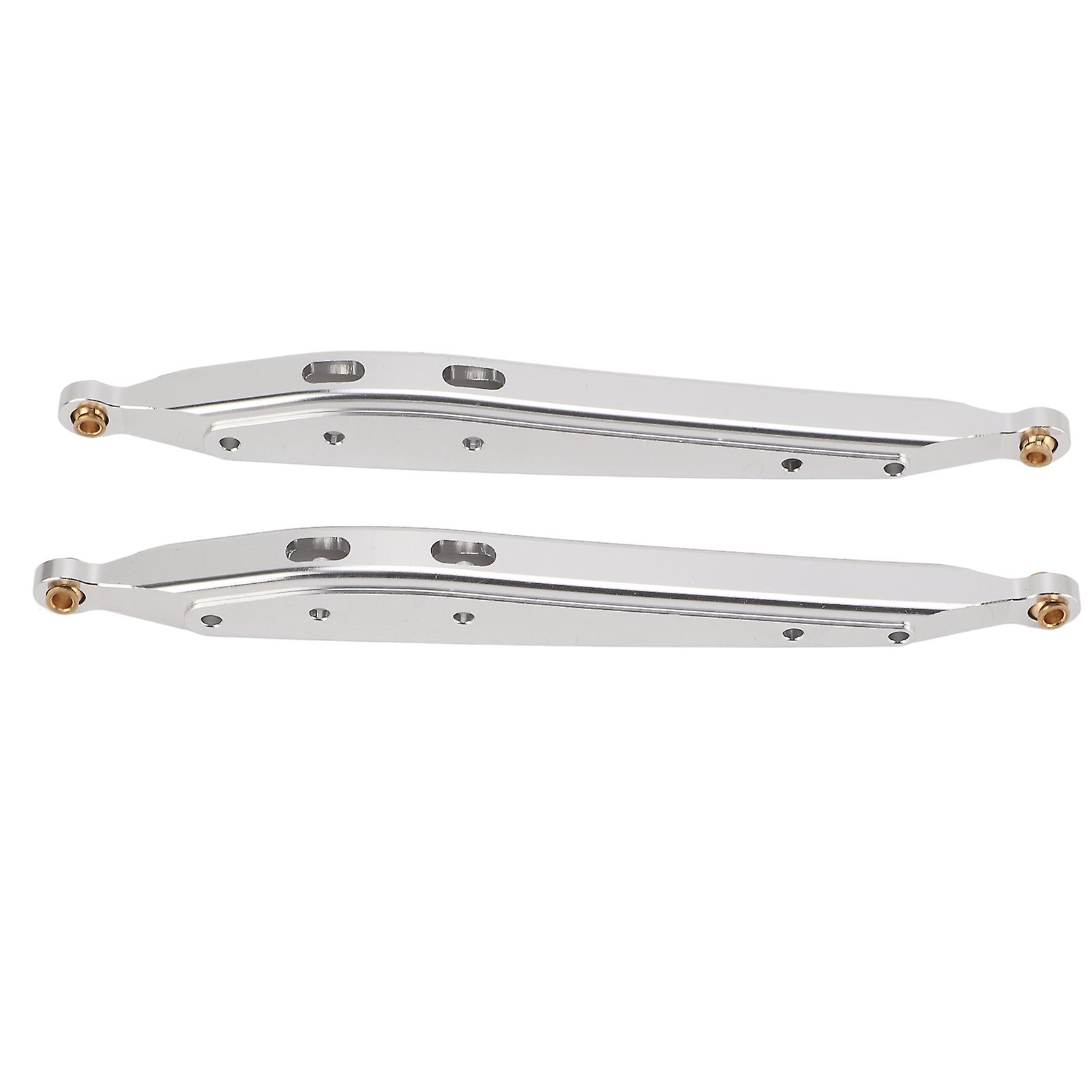 2pcs Rc Rear Trailing Arms High Strength Wear Resistant Aluminum Alloy For Axial Rbx10 For 1/10 Rc Carsilver