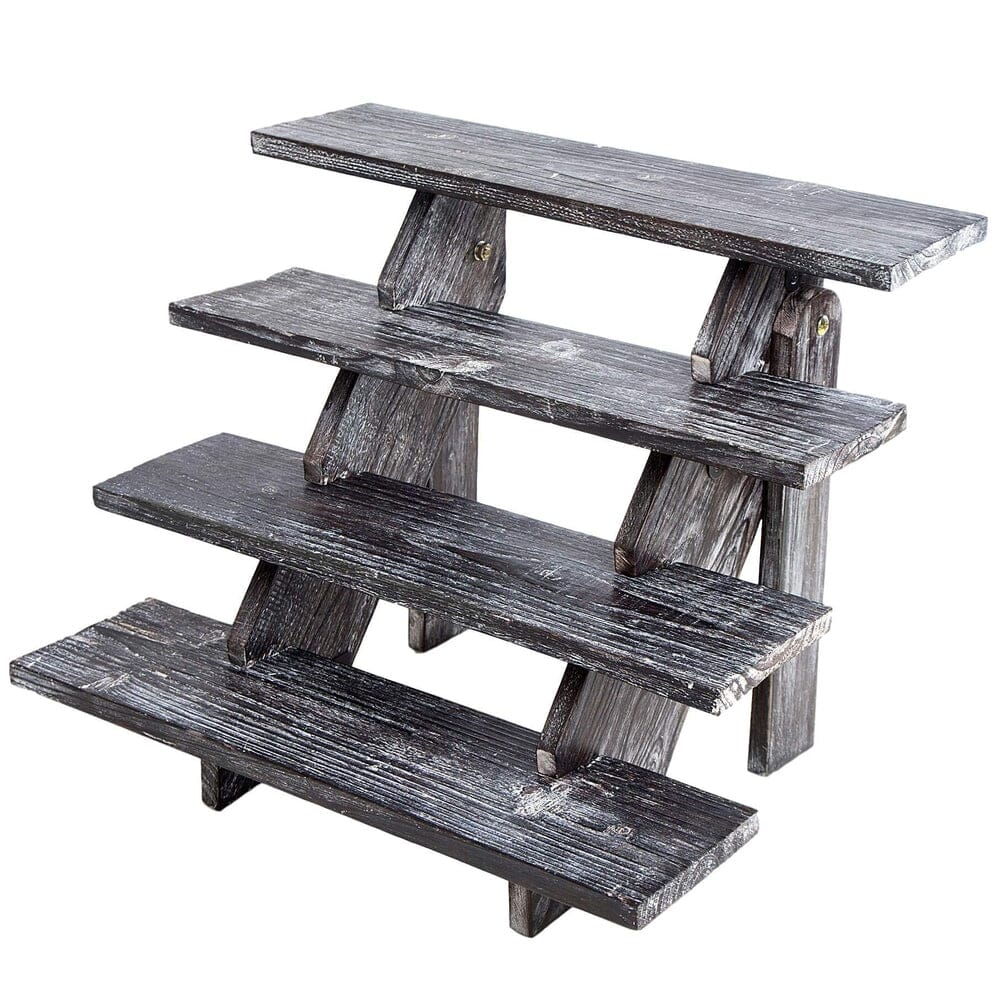 Rustic Cupcake Stand - Wooden Retail Table Display. Wood Cake Stand Display