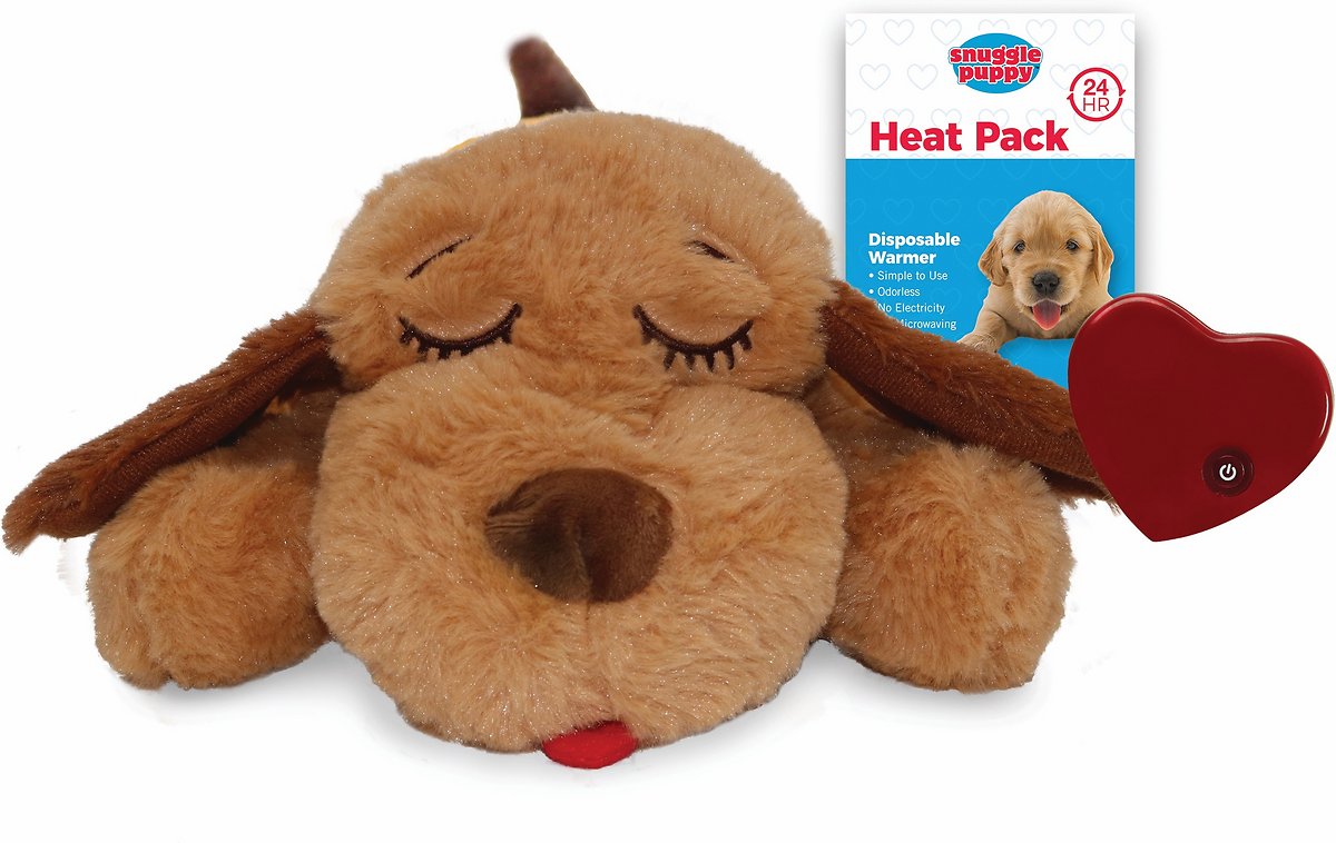 Smart Pet Love Snuggle Puppy Behavioral Aid Dog Toy， Light Brown