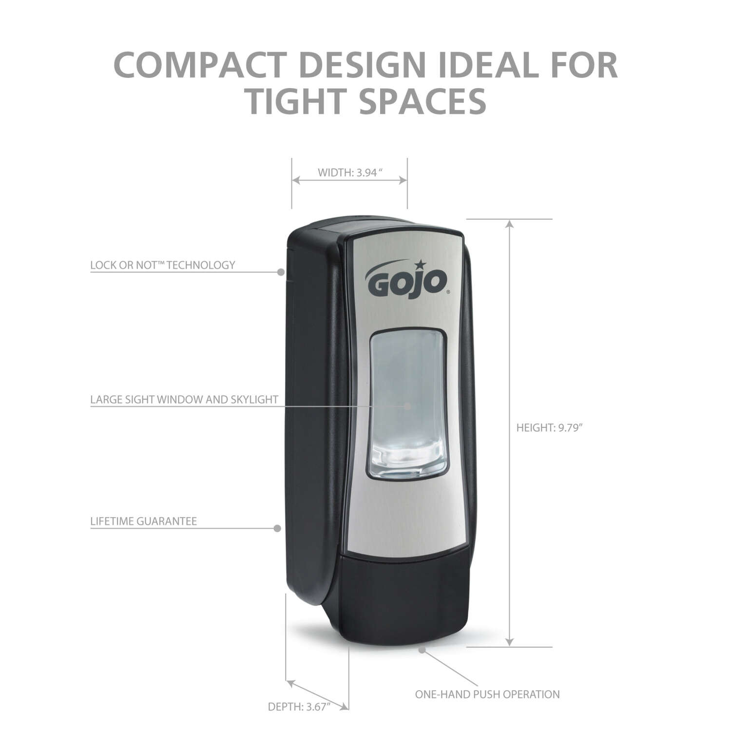 Gojo 700 ml Wall Mount Foam Soap Dispenser