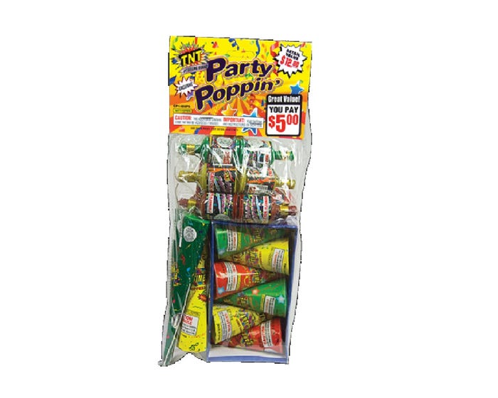 TNT Fireworks Party Poppin Bag - 101810A