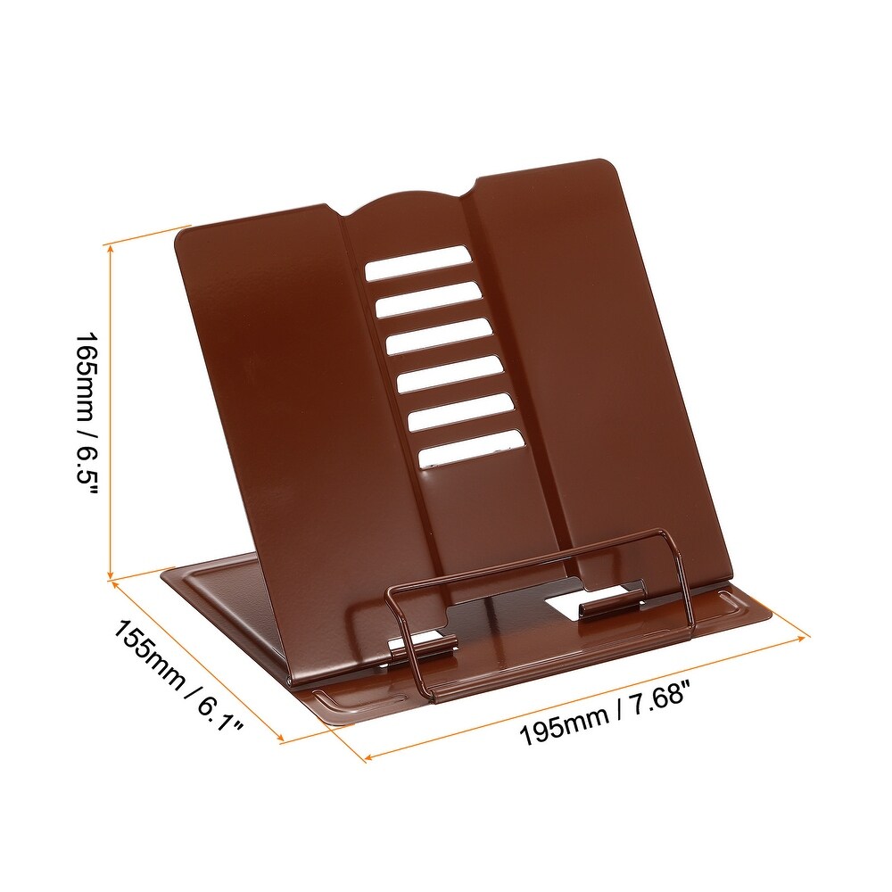 A5 Book Stand  Iron Adjustable Foldable Desktop Book Display Holder