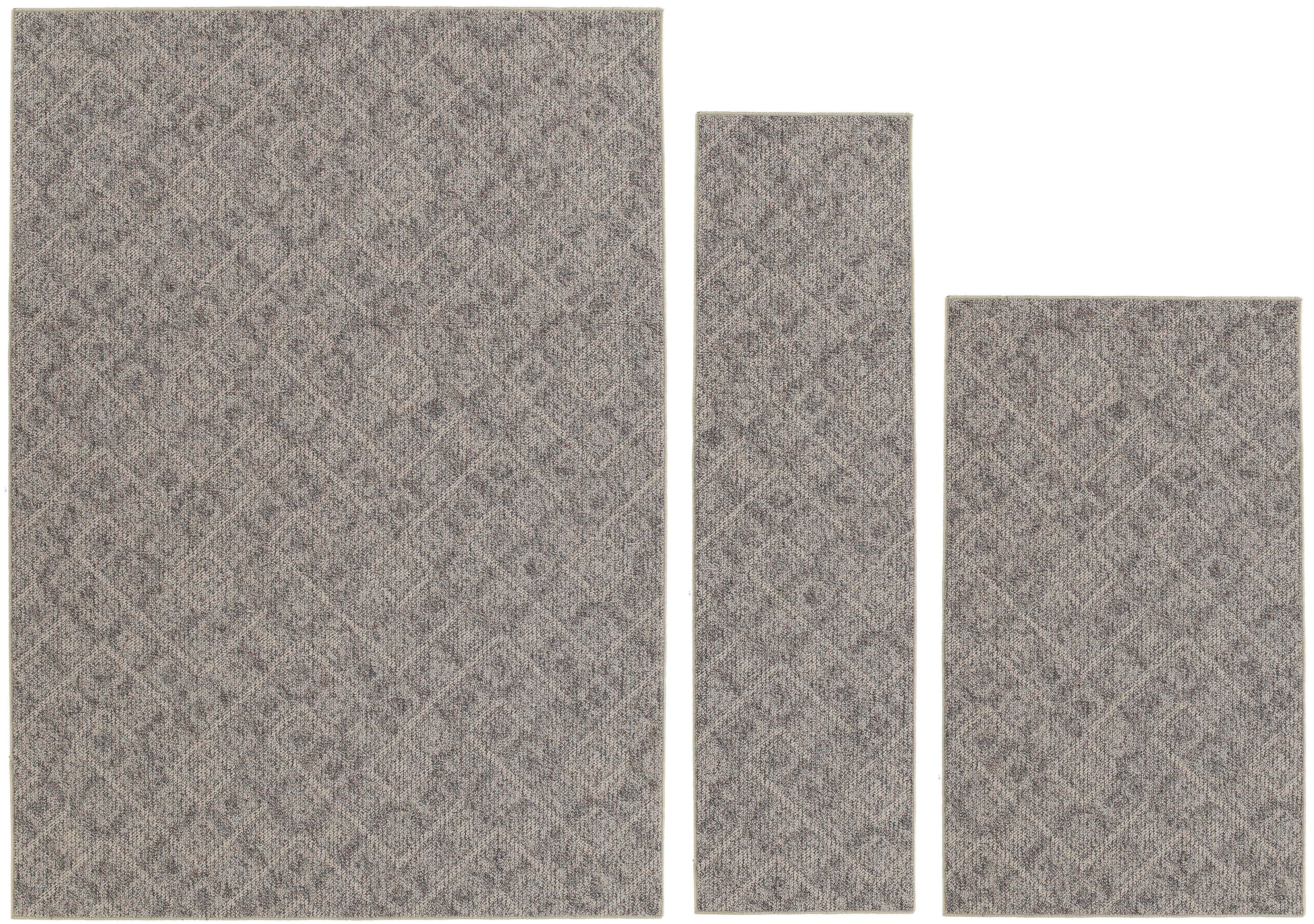 Garland Rug Classic Berber Area Rug 3 Piece Set (4 ft. 11 in x 7 ft., 3'x4', 2' x 5') Earth Tone