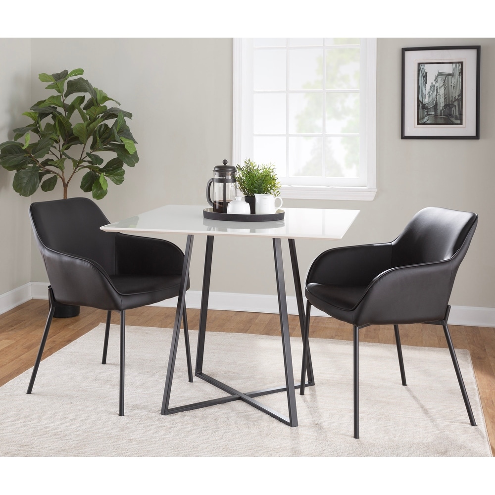 Silver Orchid Pugo Square Dining Table