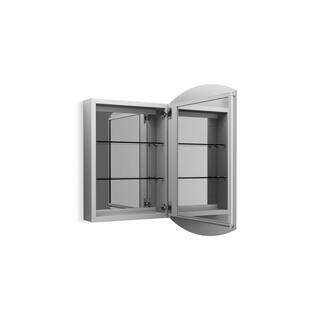 KOHLER Archer 20 in. x 31 in. Recessed or Surface Mount Soft Close Medicine Cabinet with Mirrored Door R79222-NA