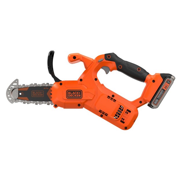 Black amp Decker Bccs320c1 20v Max Lithium ion 6 In Cordless Pruning Chainsaw Kit