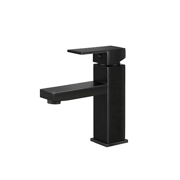 Basin Mixer Tap Wels Standard Brass Black