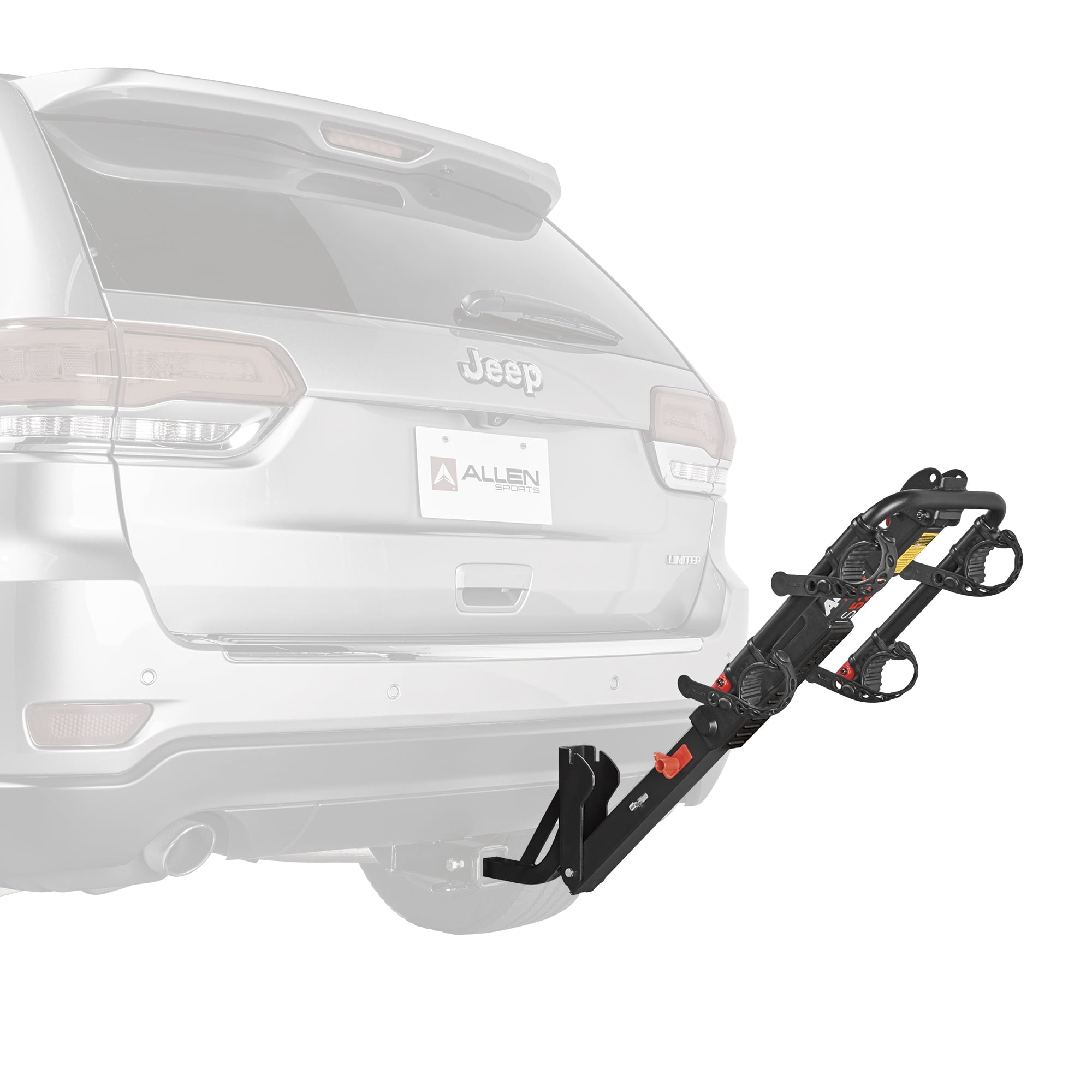 Allen Sports Premier 2-Bicycle Hitch Mounted Bike Rack Carrier， S-525