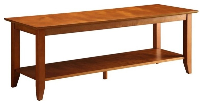 Pemberly Row Coffee Table in Cherry   Transitional   Coffee Tables   by Homesquare  Houzz