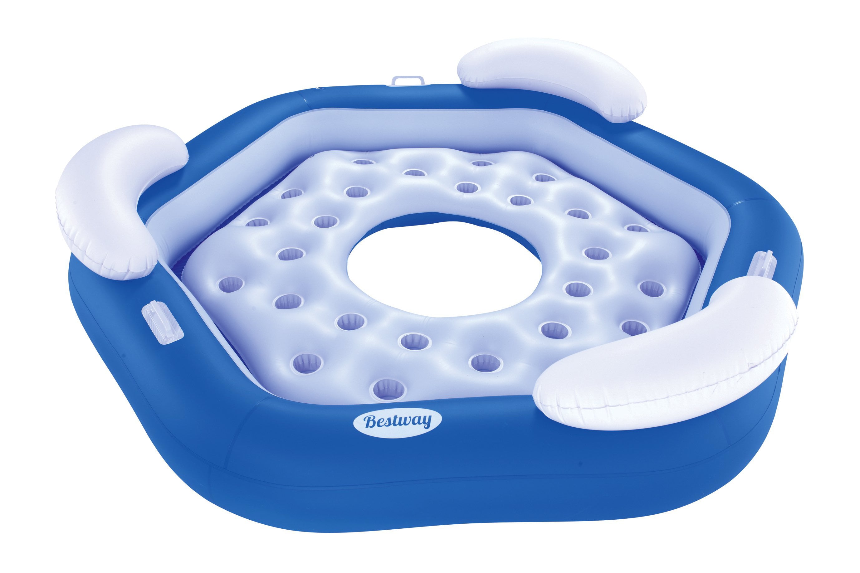 Bestway 3-Person Floating Water Island Lounge Raft With Open Bottom | 43111E