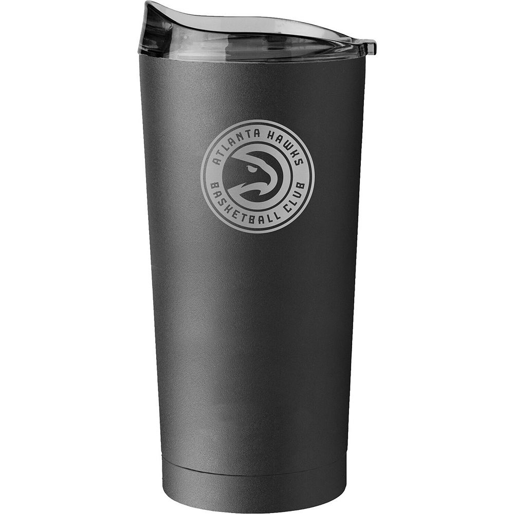 Atlanta Hawks 20oz. Black Powder Coat Tumbler