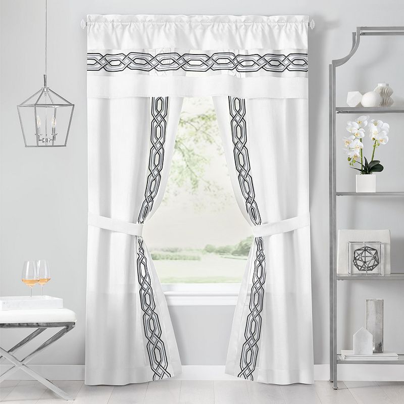 Achim Paige 5-Piece Window Curtain Set