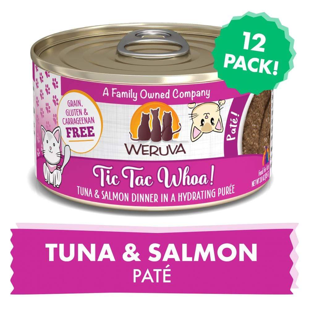 Weruva Classic Cat Pate Tic Tac Whoa! With Tuna and Salmon Canned Cat Fo