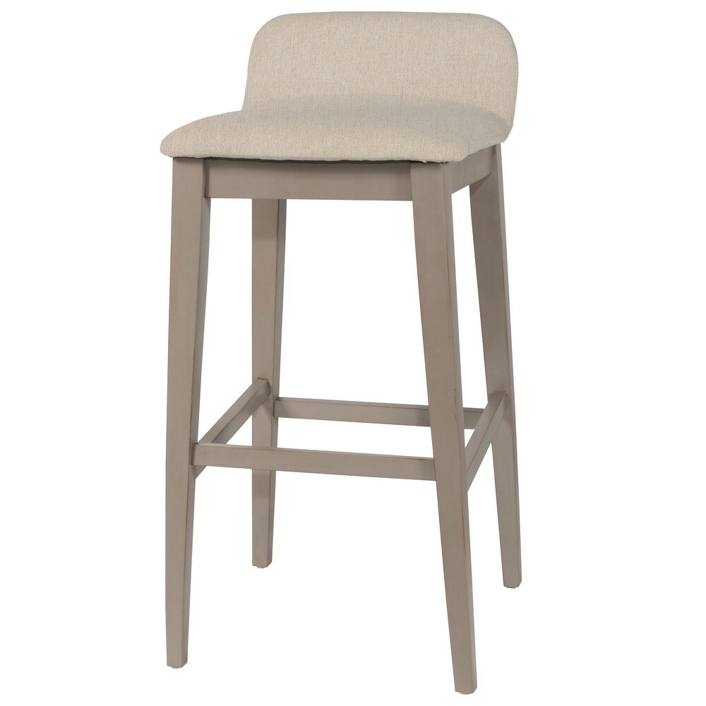 Hillsdale Furniture Maydena Distressed Gray Wood Bar Stool